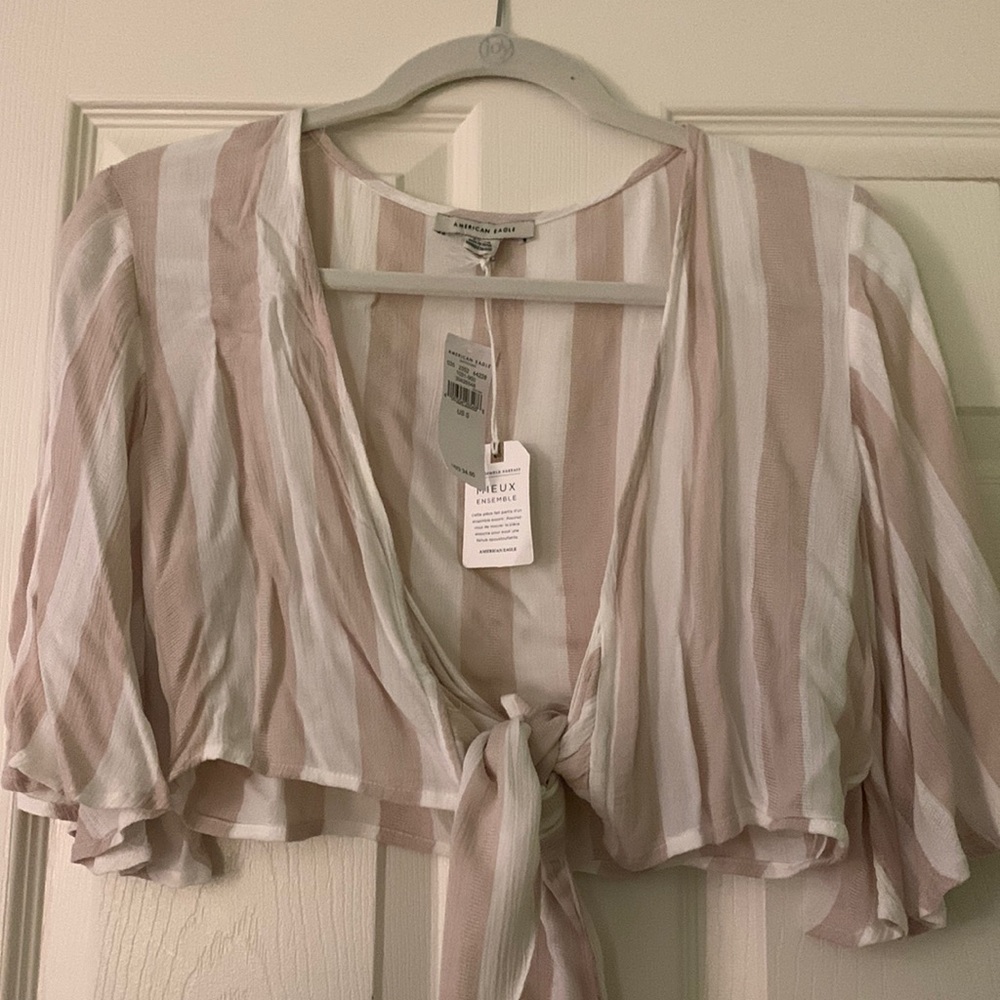 Tie Front Crop Top